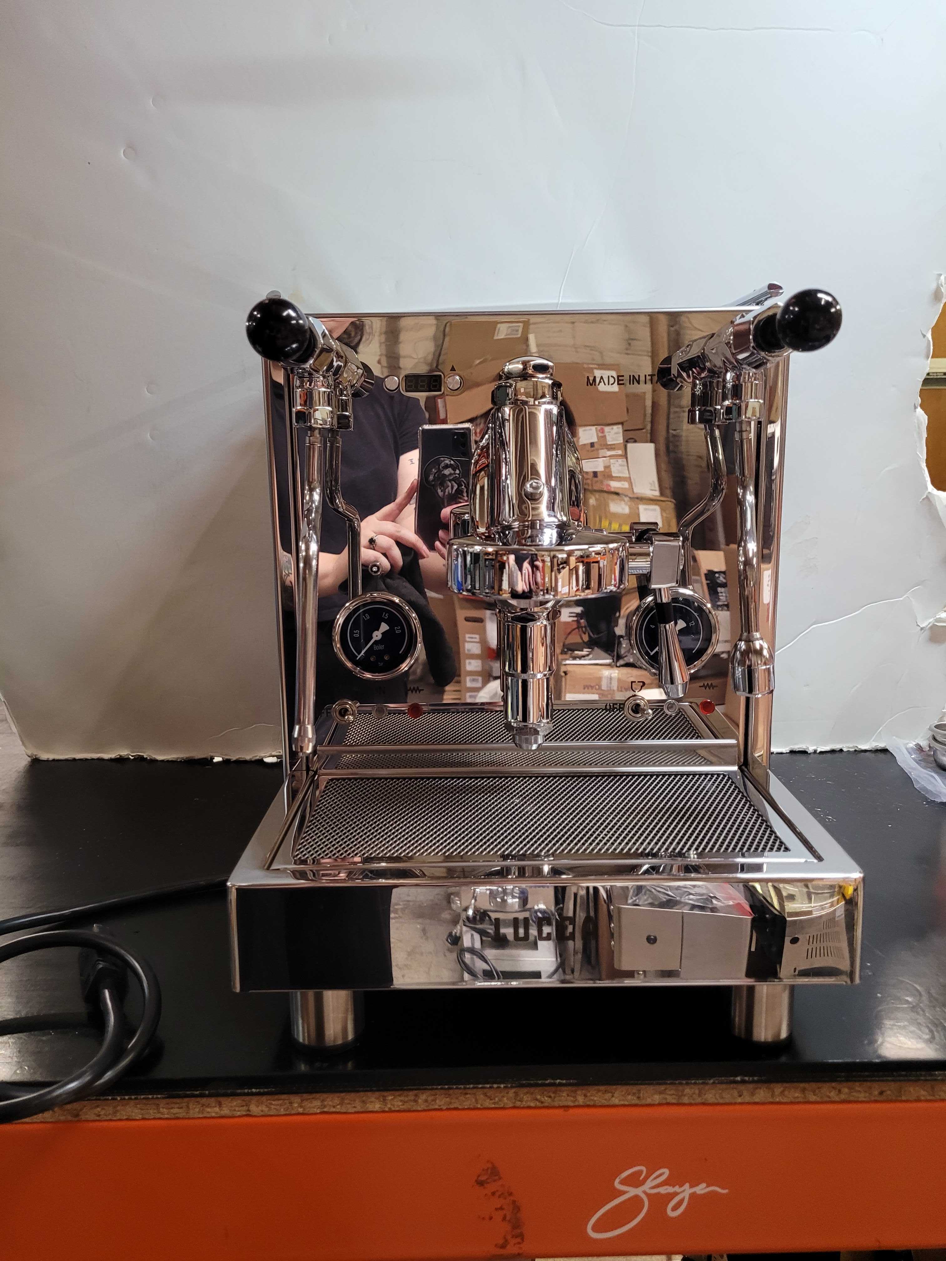 Open Box LUCCA M58 (8459) Espresso Machine - Premium Home & Commercial Coffee Maker for Barista-Grade Brewing - Perfect for Cafes, Offices & Coffee Enthusiasts