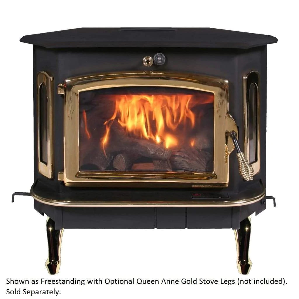 Buck Stove Model 91 EPA Certified Catalytic Wood Burning Stove with Glass Door - Efficient Heating for Cabins, Homes & Outdoor Living Spaces