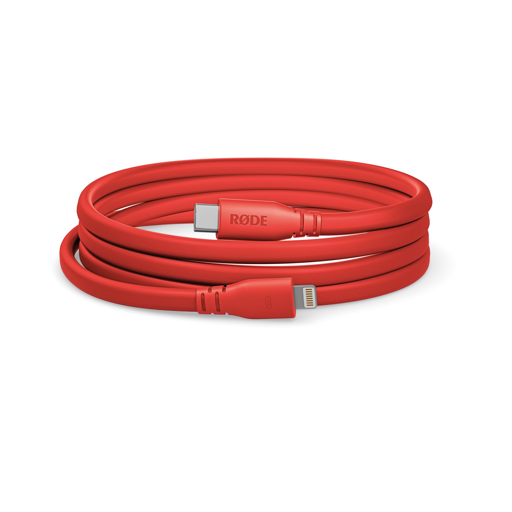 RØDE SC19 USB-C to Lightning Cable 1.5m (5ft) - Red High-Speed Charging & Sync Cable for iPhone, iPad - Perfect for Studio, Travel & Mobile Charging