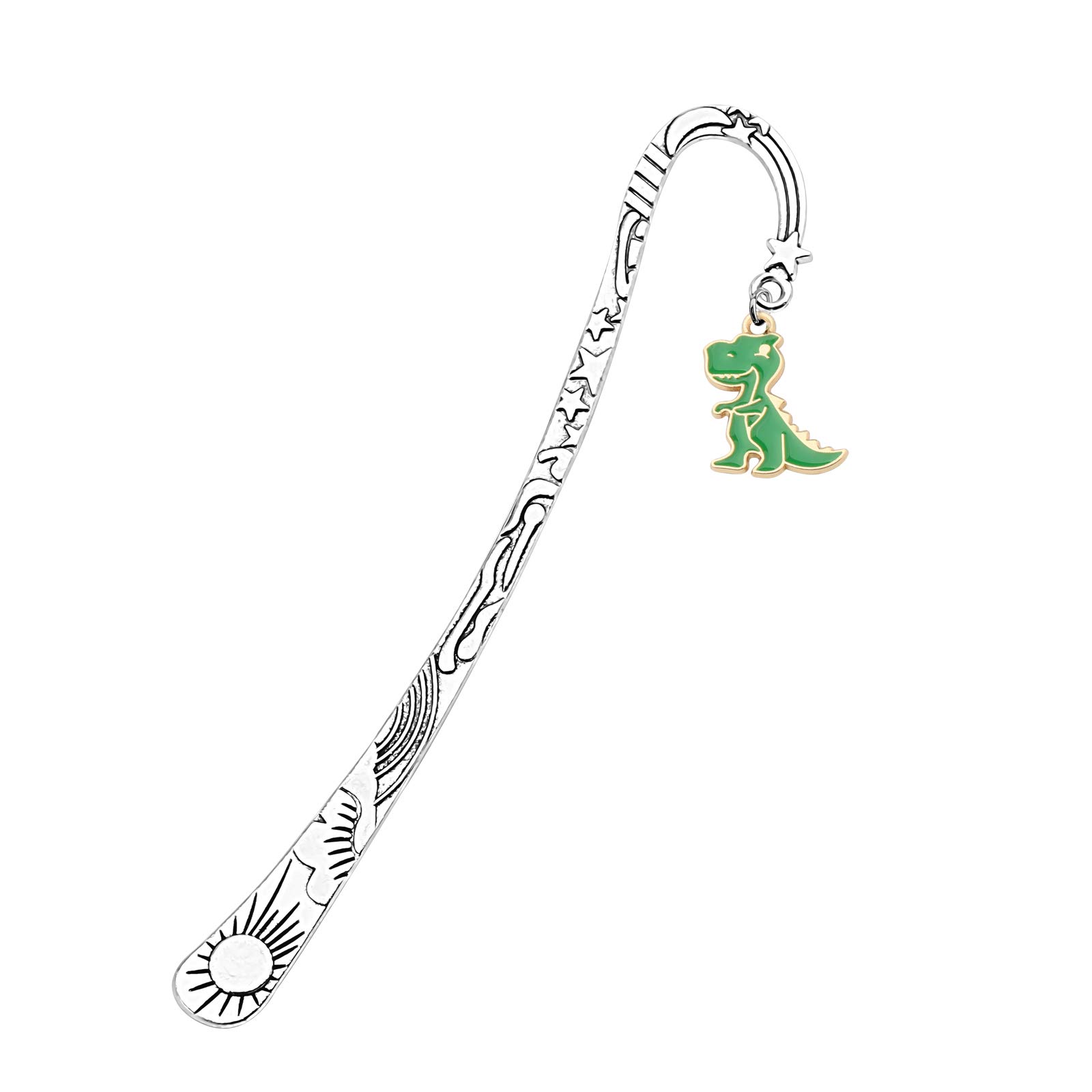Dinosaur Bookmark for Women - Unique Dinosaur Lover Gift, Cuntasaurous Animal Bookmark Jewelry for Book Lovers | Perfect Reading Accessory for Bookworms & Dinosaur Enthusiasts