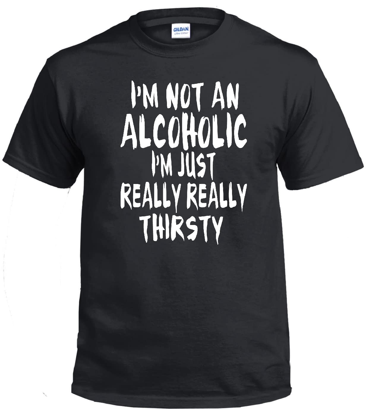 STUFF WITH ATTITUDE Funny Drinking Alcohol Slogan Black T-Shirt - Perfect for Parties, Bar Hopping & Gifts for Beer Lovers