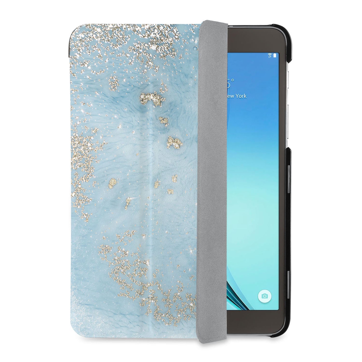 Samsung Tablet Case Marble Gold - Premium Protective Cover for Samsung Galaxy Tab A/S6/S7/S8 - Slim Fit with Auto Sleep/Wake - Perfect for Work, Travel & School