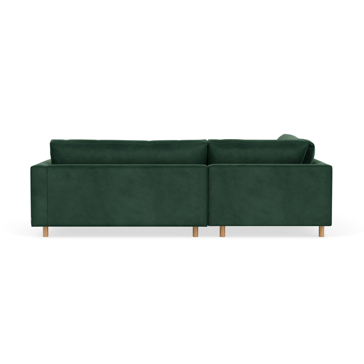 Douglas Velvet Left Corner Sofa - Luxurious Velvet Sectional Sofa for Living Room, Modern L-Shaped Couch with Left Chaise, Perfect for Small Spaces & Home Theater Setup