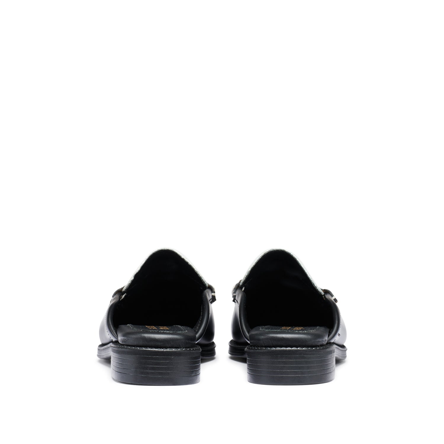 G.H. Bass Women's Wynn Mule Easy Weejun Loafers - Black & White Slip-On Comfort Shoes for Casual Wear & Office Outfits