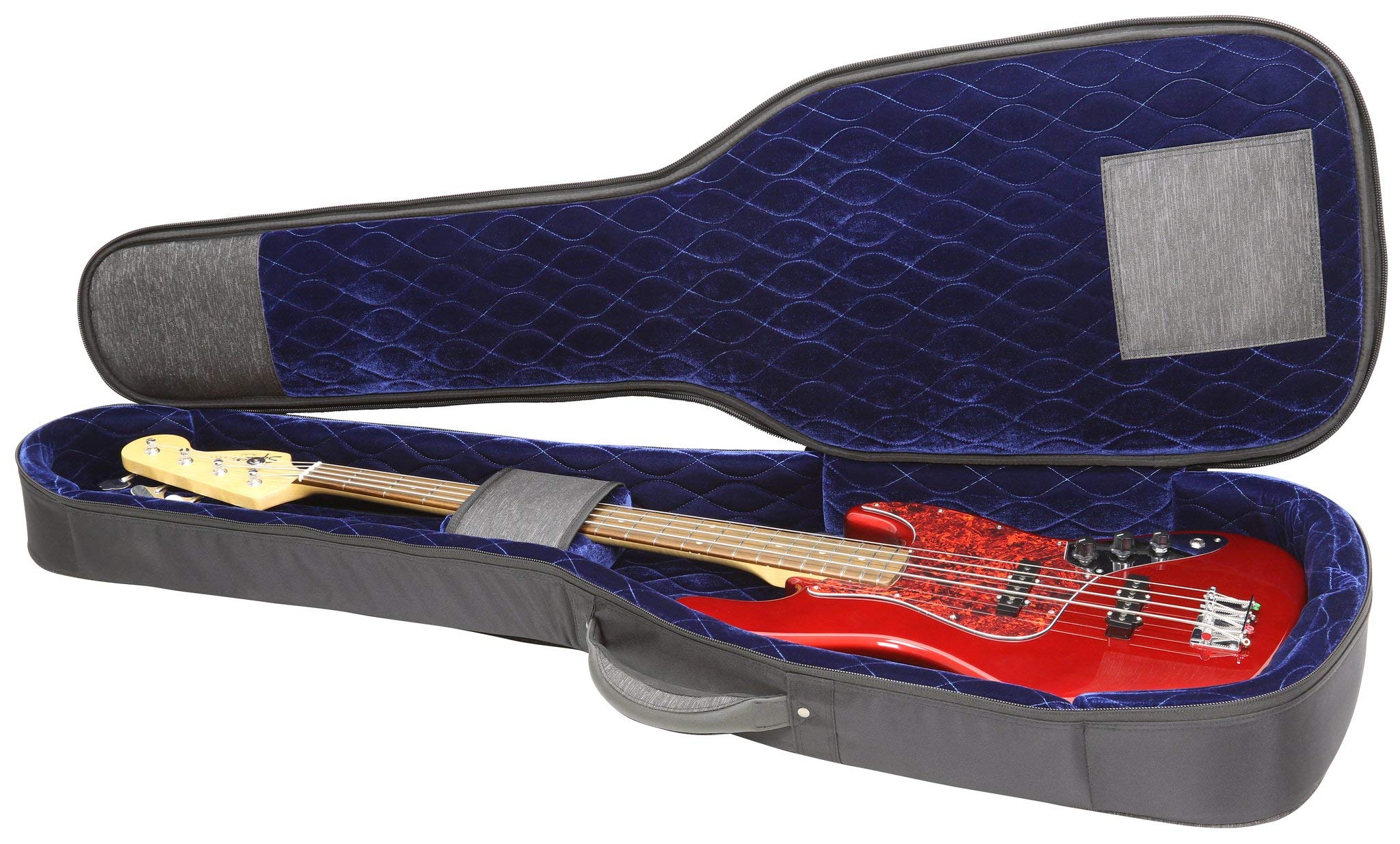 RBX Oxford Series Electric Bass Guitar Gig Bag - Padded Protective Case for Travel & Storage | Durable & Lightweight Bass Guitar Cover for Musicians & Performances