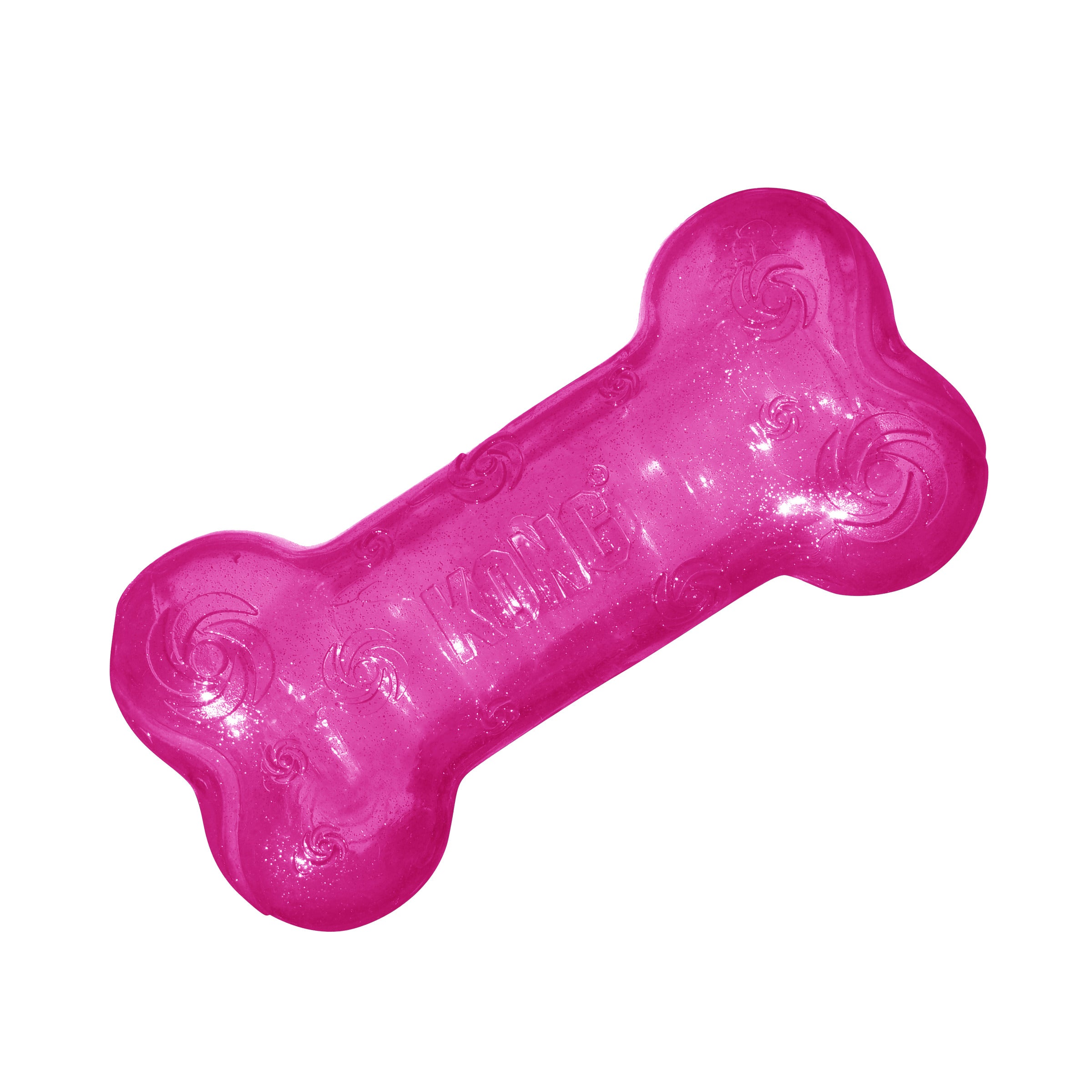 Kong Squeezz Crackle Bone - Durable Dog Chew Toy for Aggressive Chewers - Interactive Pet Toy for Boredom Relief & Dental Health - Perfect for Indoor & Outdoor Play