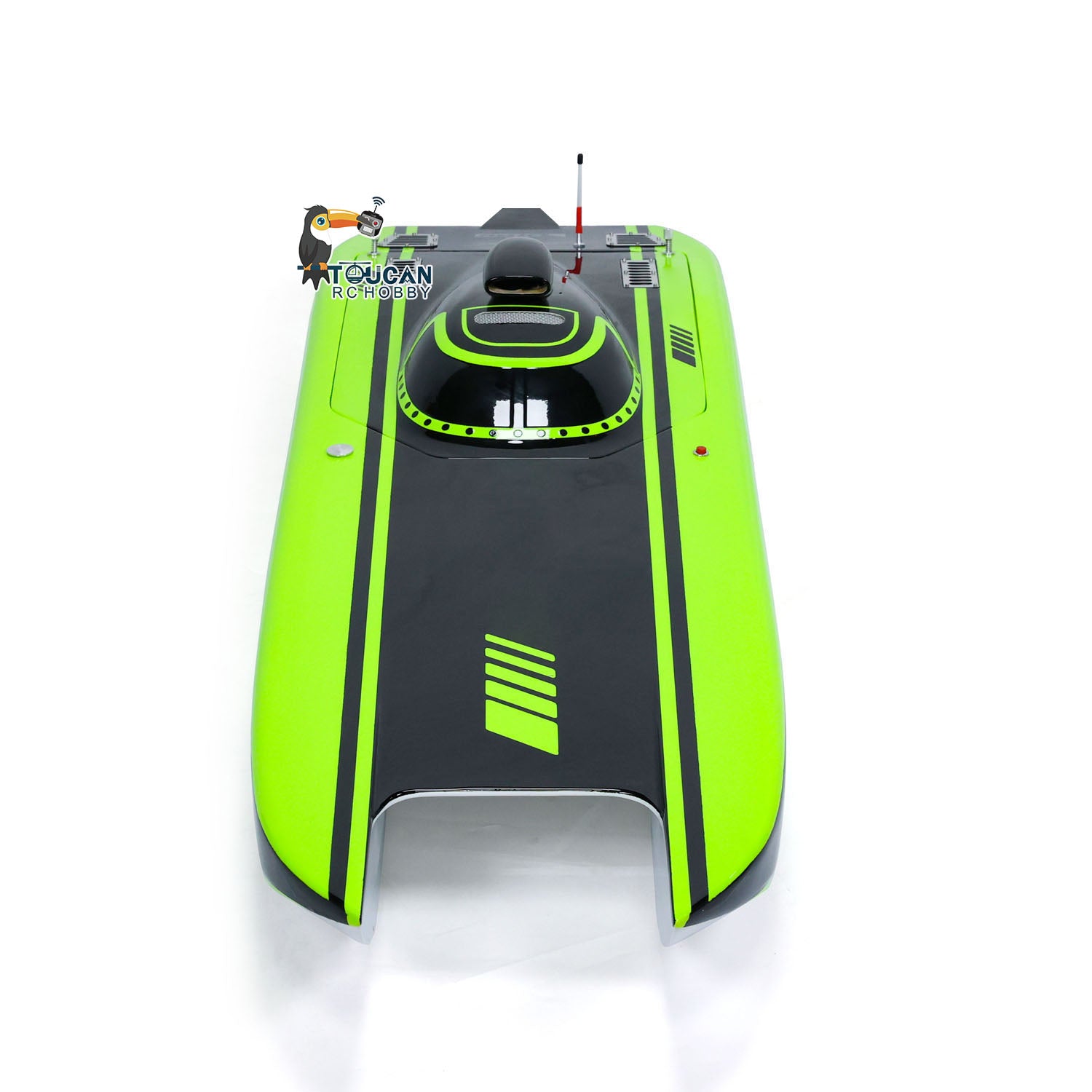 G30E 30CC Gas-Powered RC Racing Boat Kit - Pre-Painted Fiberglass Hull for Advanced Hobbyists (1300x360x220mm) - DIY Model Building for Lakes & Ponds Racing