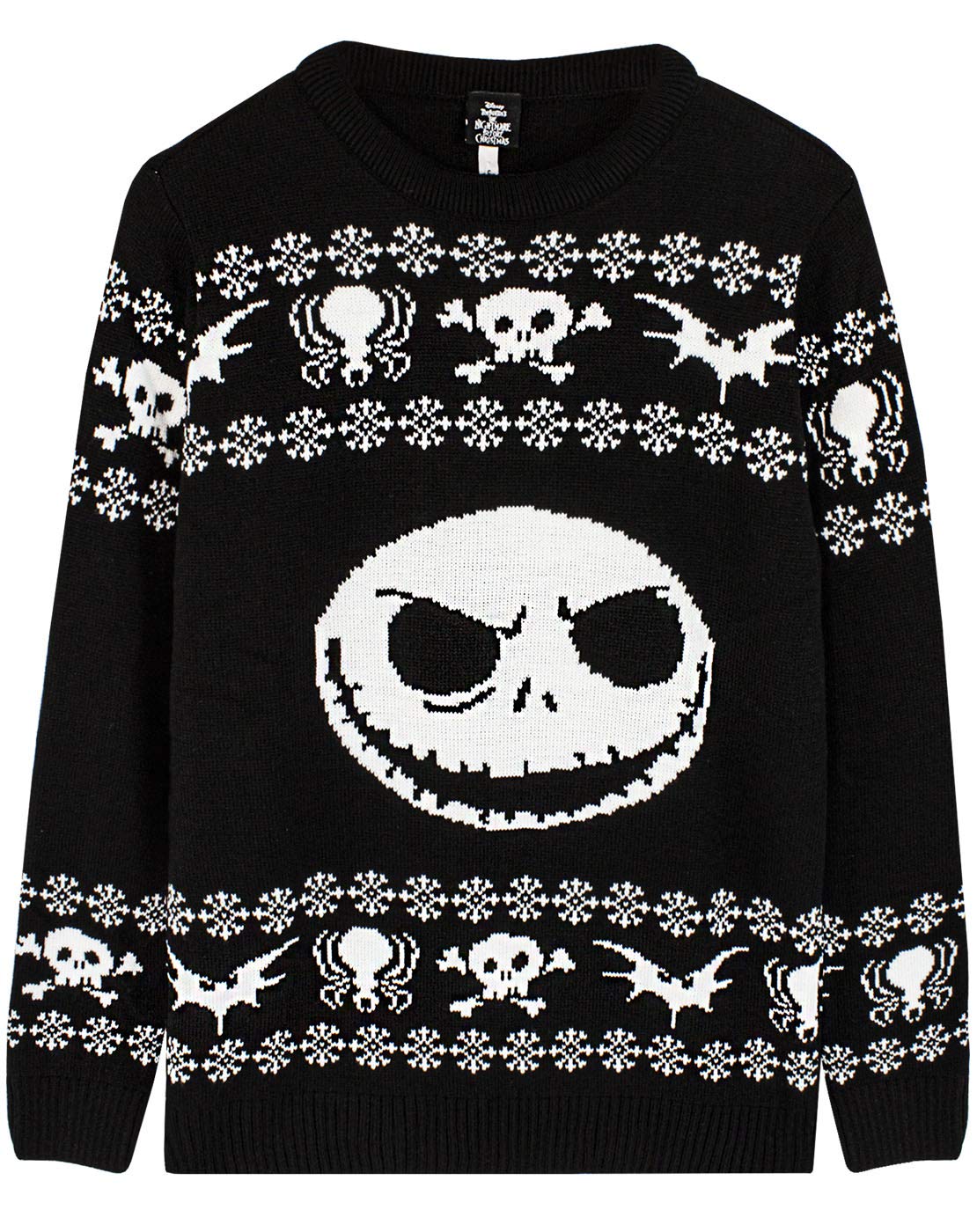Jack Skellington Knitted Sweater - Nightmare Before Christmas Hoodie for Halloween & Christmas