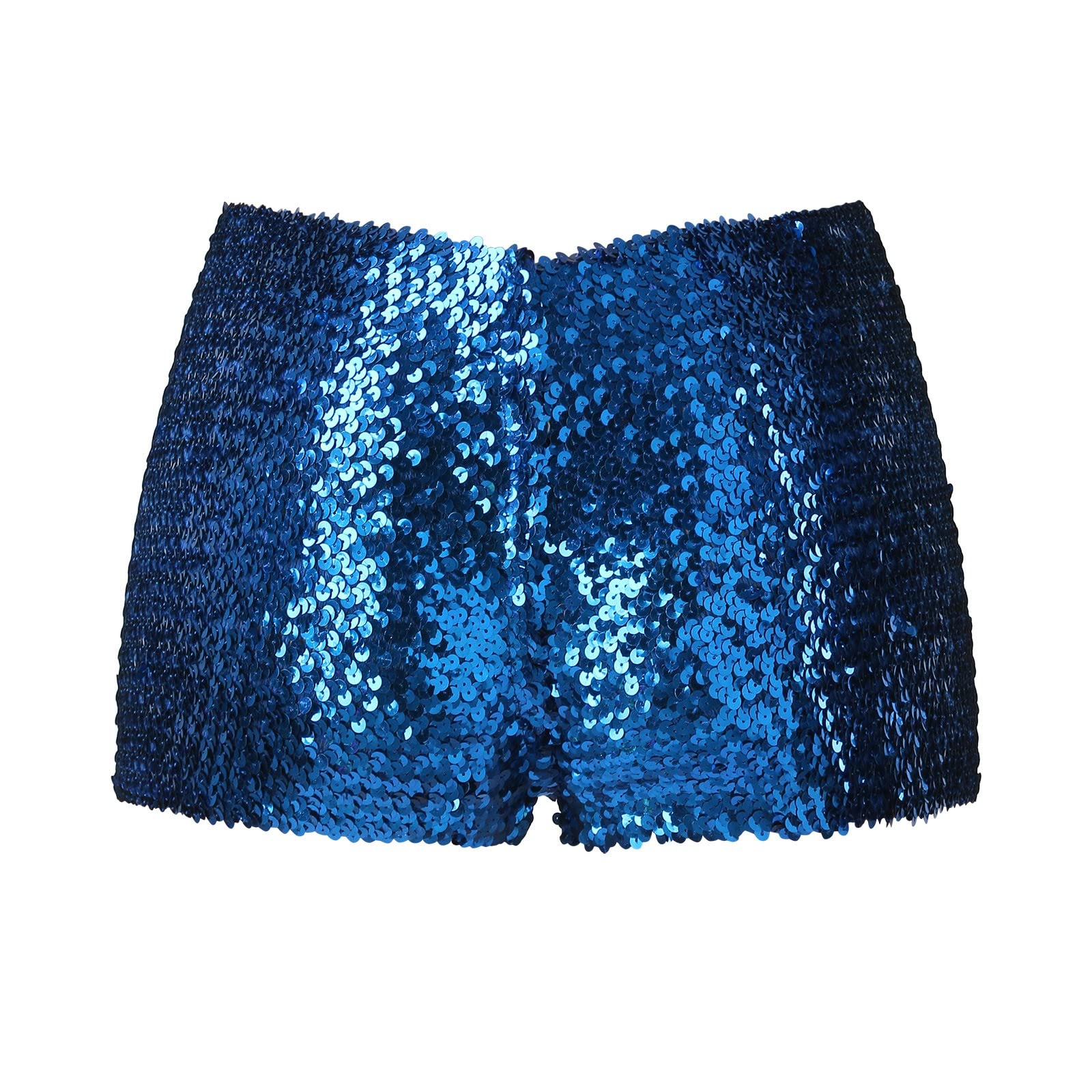 Sparkly Sequin Shorts for Women - Elastic Waist & Straight Leg | Party & Summer Outfits