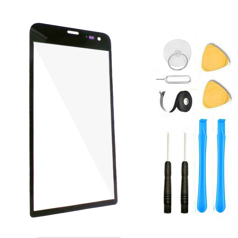 Kyocera Duraforce XD Tempered Glass Screen Protector Replacement Kit - Premium Repair Set for E6790 Model (Black) | Crack & Scratch Protection for Rugged Outdoor Use