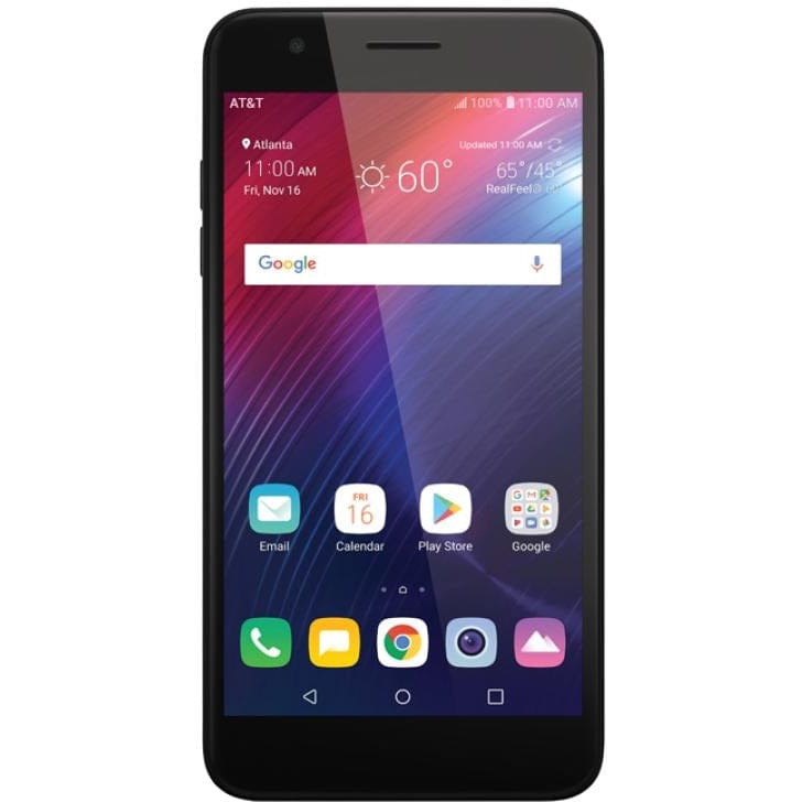 LG Phoenix Plus 16GB Smartphone - Black (AT&T GSM Unlocked) - Perfect for Travel, Business & Everyday Use