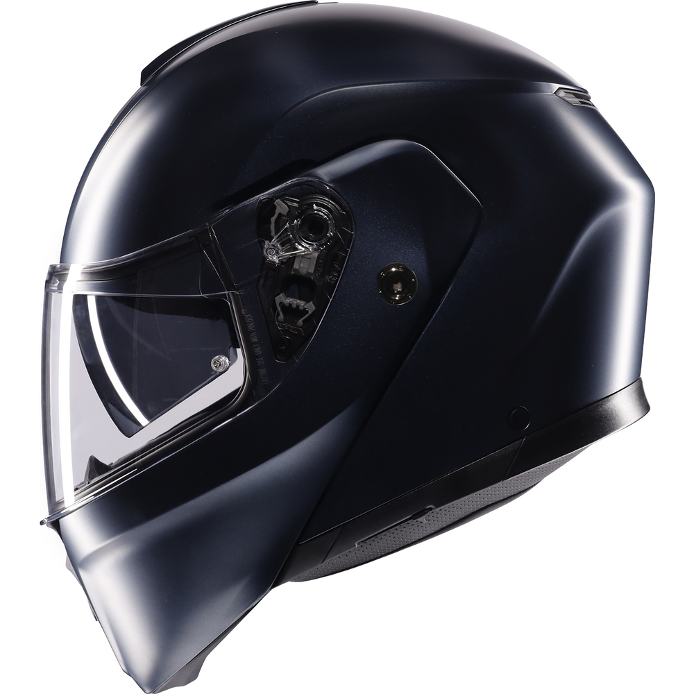 AGV Streetmodular Solid Matt Profondo Blue Motorcycle Helmet - DOT & ECE Certified for Safety - Lightweight & Ventilated for Comfort - Perfect for Urban Commuting & Long Rides