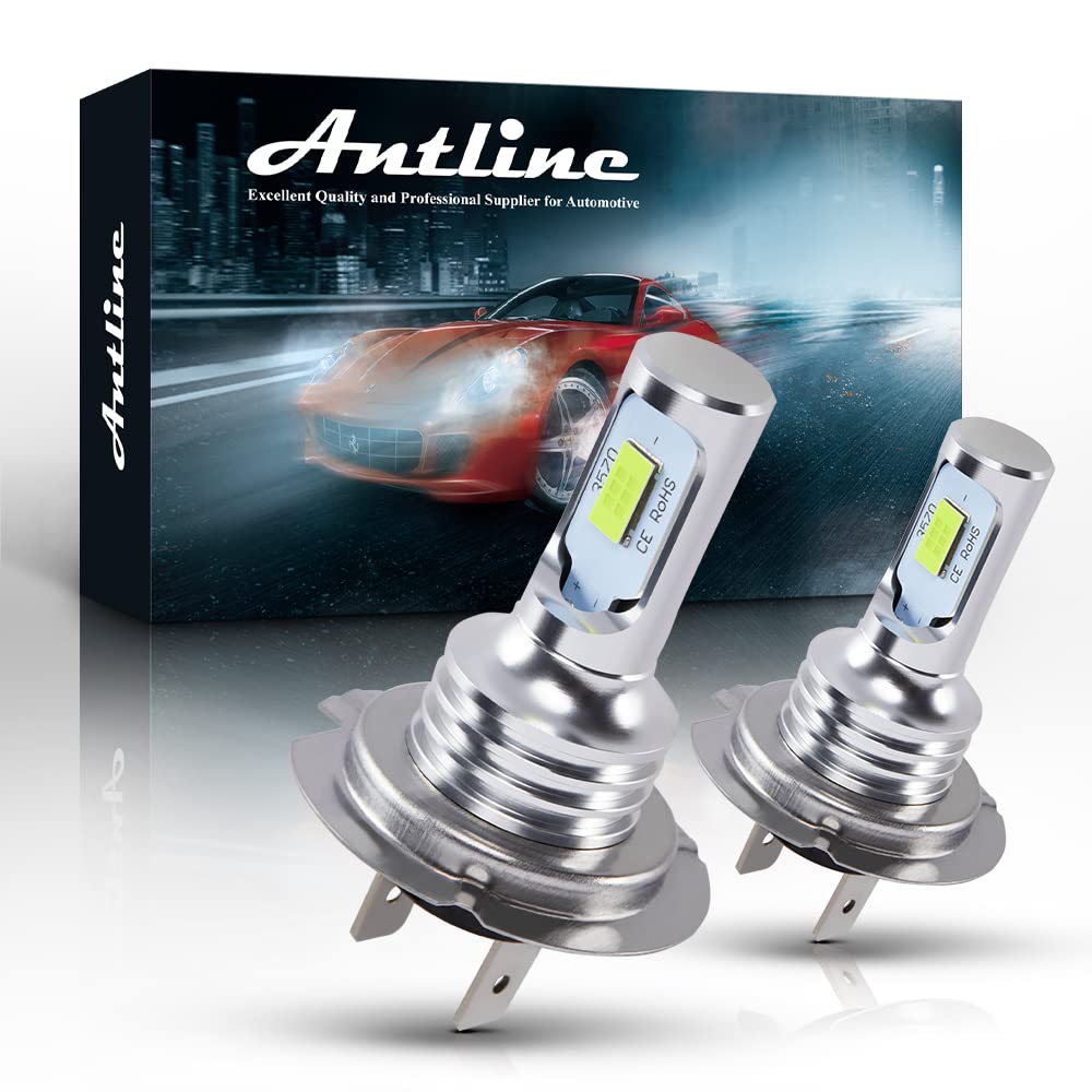 Super Bright H7 H7LL LED Headlight Bulbs - 3570 CSP-Chips, Ice Blue, Latest Version - Perfect for Fog Lights & DRL Replacement (Pack of 2) | Upgrade Your Car Lighting for Night Driving & Enhanced Visibility
