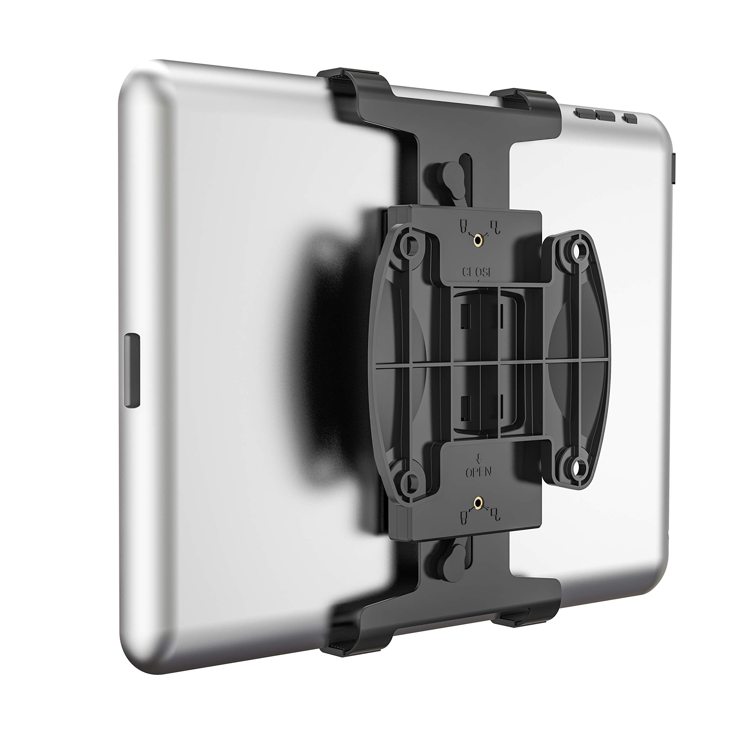 Duronic DMT1 Adjustable Tablet & Smartphone Holder - VESA 75/100 Compatible Desk Mount for DM Series (DM15-DM65, DMUSB, DMDC, DMG) - Perfect for Home Office, Kitchen, Bedroom & Workstation Use