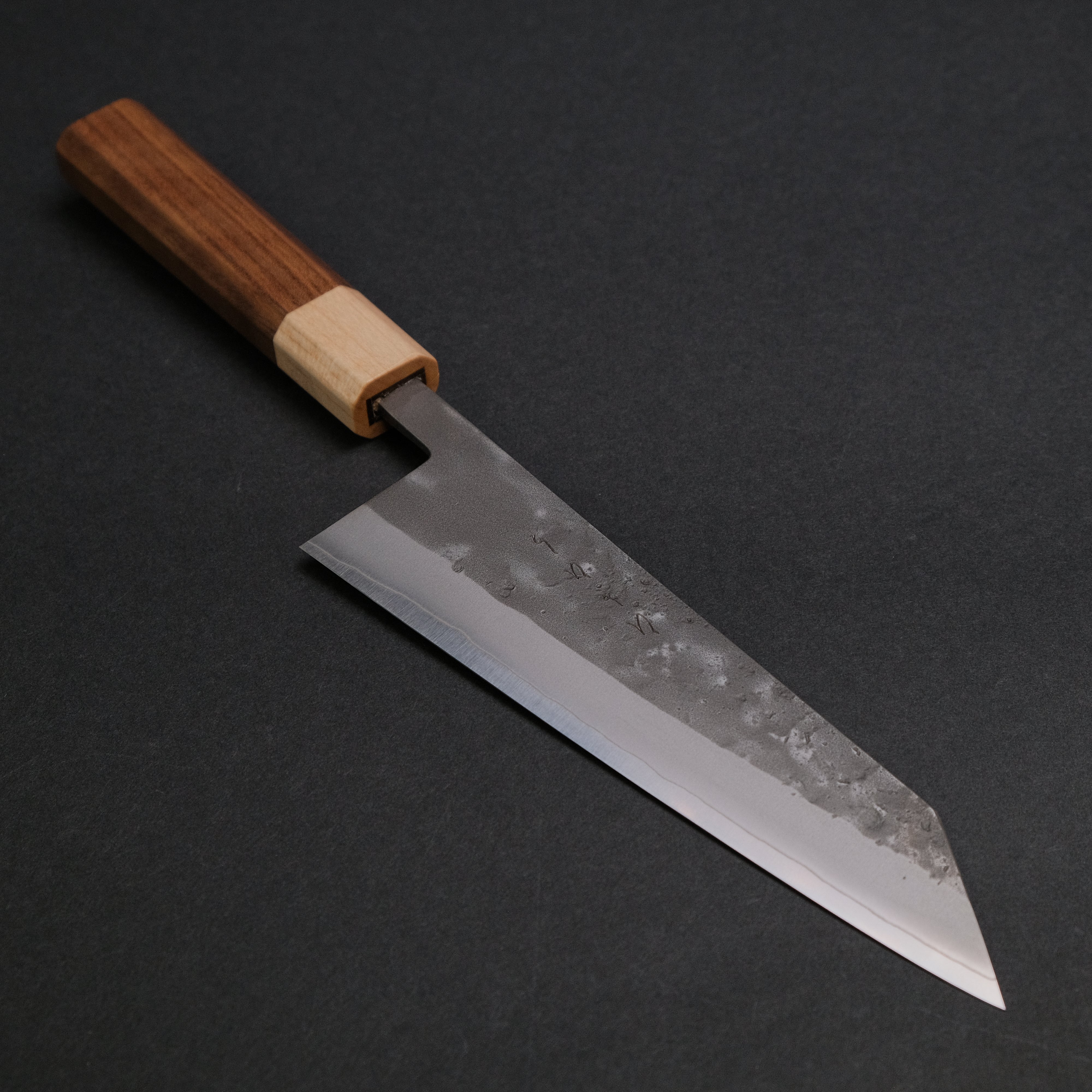 Hitohira TD SLD Nashiji Bunka 170mm Japanese Chef Knife with Walnut Handle - Perfect for Sushi, Vegetables & Precision Cutting