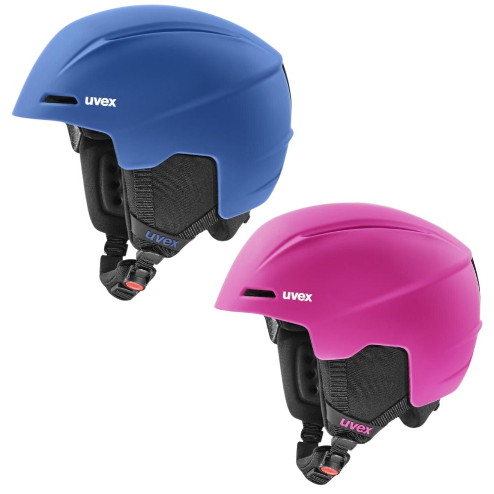 Uvex Viti Kids Ski Helmet 51-55cm | Adjustable & Lightweight Snow Helmet for Boys & Girls | Perfect for Skiing, Snowboarding & Winter Sports