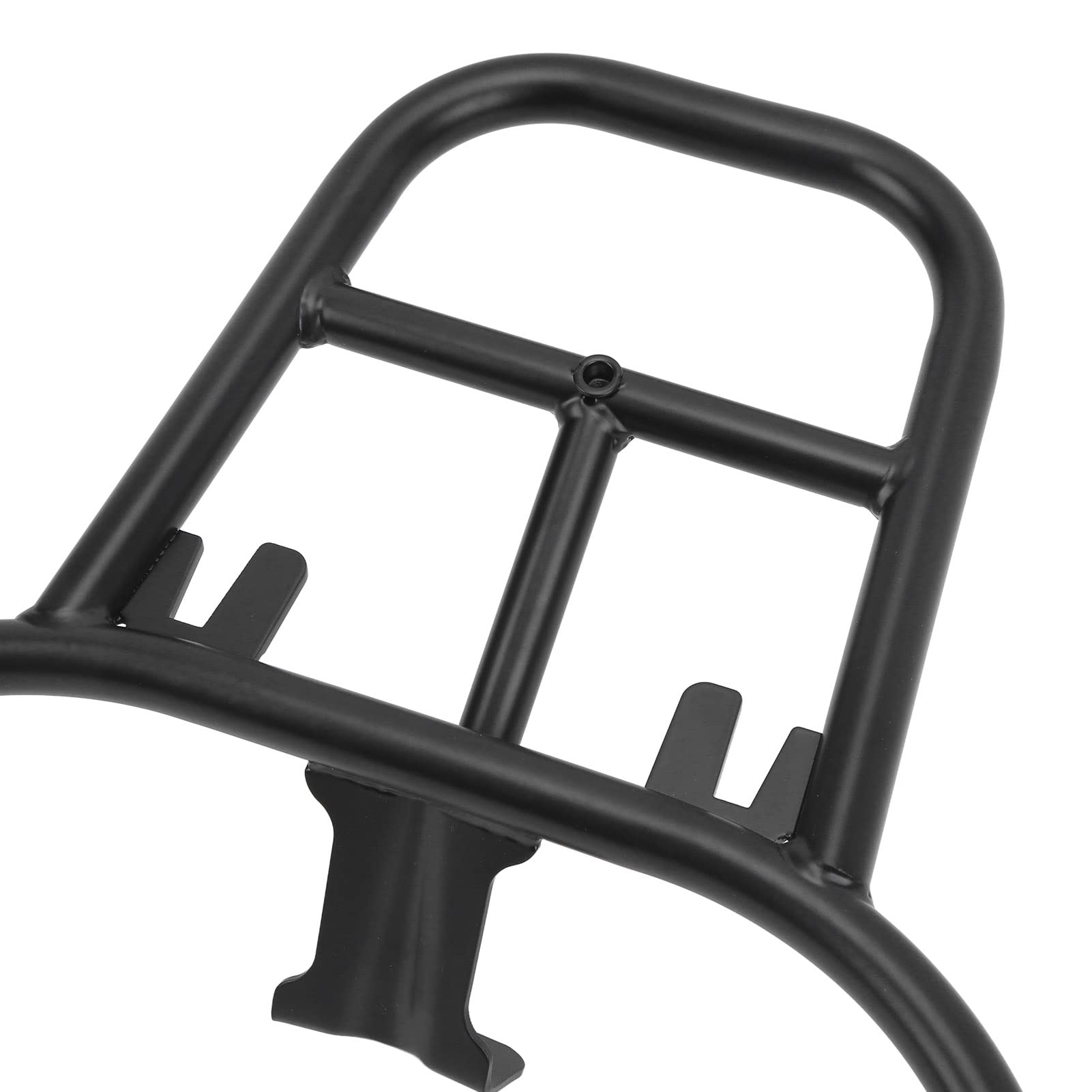 Ymiko Motorcycle Luggage Rack - Black Rear Carrier Top Case Support & Handrail for Vespa GTS 300 | Durable Replacement Part for Scooter Storage | Perfect for Commuting, Touring & Grocery Hauling
