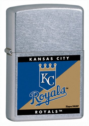 Zippo MLB Major League Baseball Street Chrome Lighter - Officially Licensed Collectible Windproof Lighter - Perfect for Baseball Fans, Camping, Outdoor Adventures & Everyday Carry