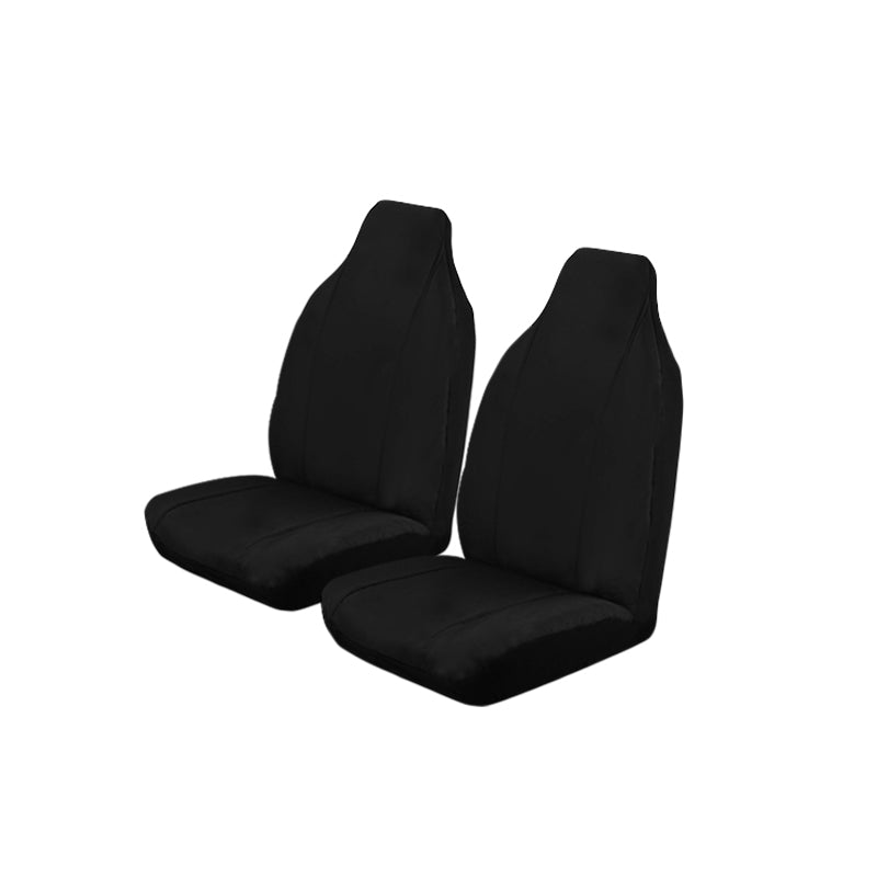 Premium Black Canvas Seat Covers for Isuzu D-Max Single Cab SX (2020 On) - OUT7175BLK | Durable & Custom Fit | Perfect for Off-Roading, Work Trucks & Outdoor Adventures
