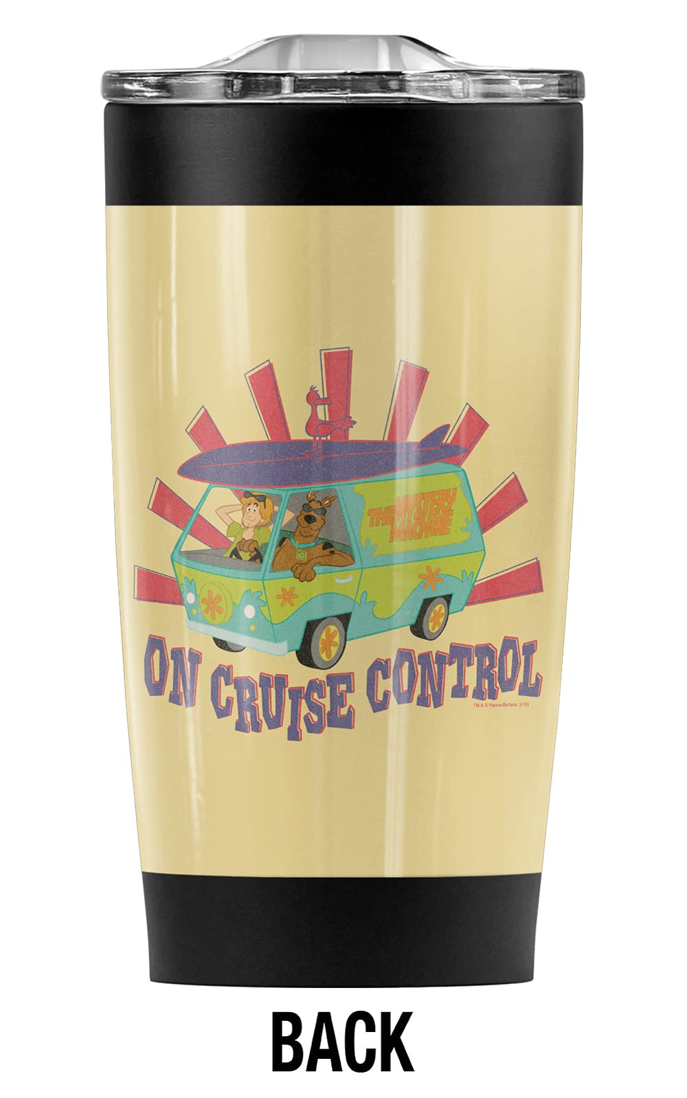 Scooby-Doo 20 oz Stainless Steel Vacuum Insulated Tumbler - Double Wall Travel Mug with Leakproof Sliding Lid for Coffee, Tea & Cold Drinks | Perfect for Office, Commuting, Camping & Outdoor Adventures