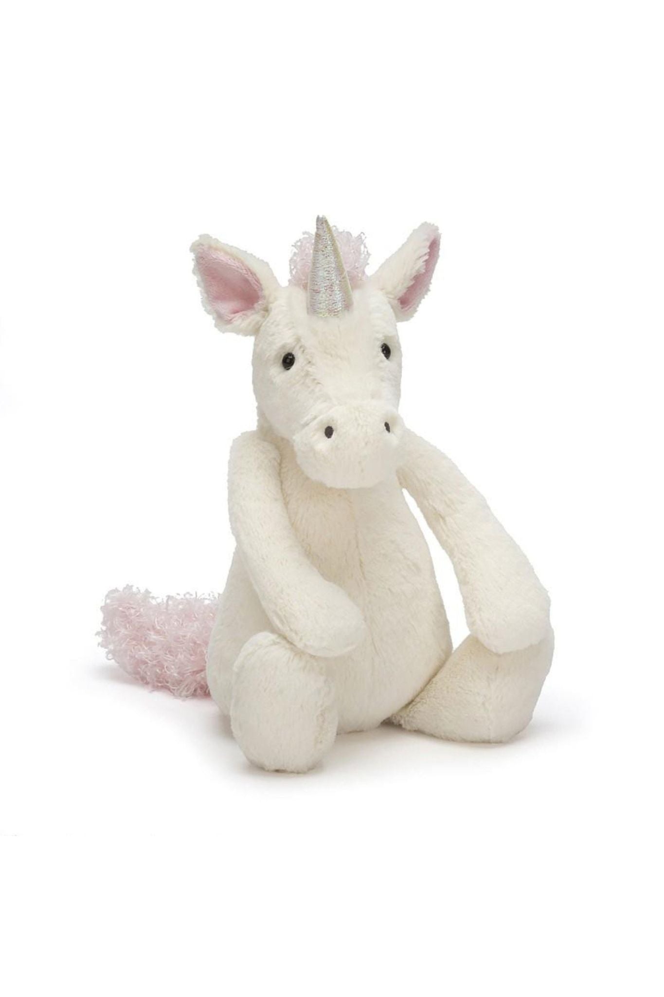 Adorable Bashful Unicorn Plush Toy by Jellycat - Soft Stuffed Animal for Kids, Baby Shower Gift & Nursery Decor