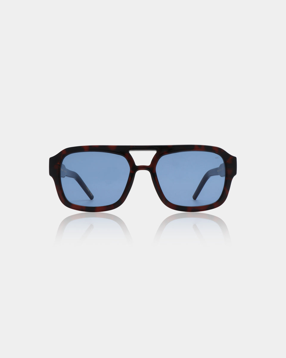 A. Kjaerbede Kaya Sunglasses in Demi Tortoise - Stylish UV Protection Shades for Women, Perfect for Beach, Driving & Outdoor Activities