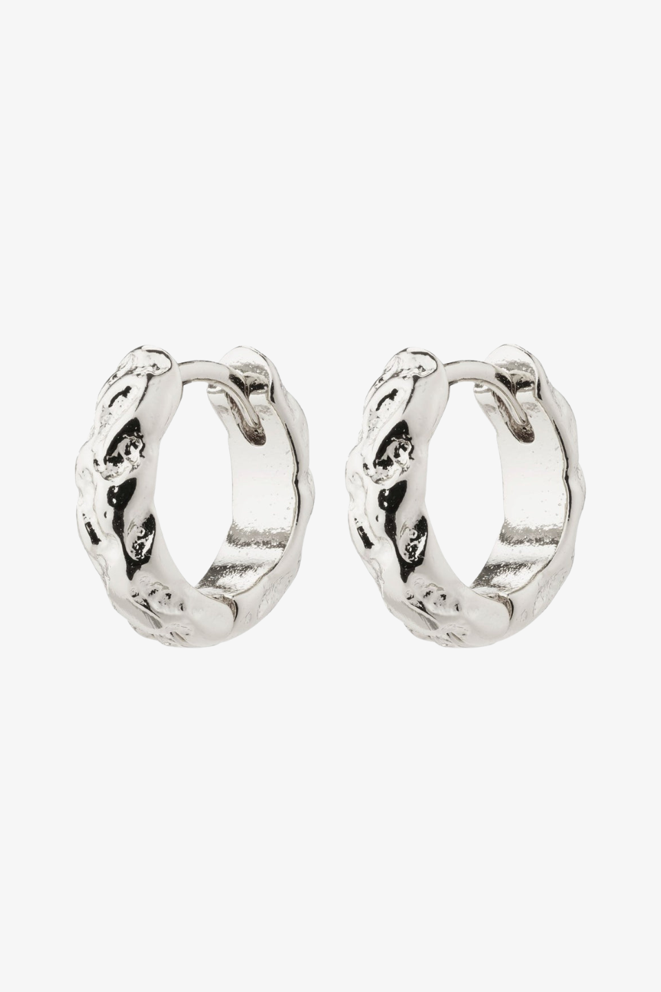 Carla Recycled Silver Plated Huggie Hoop Earrings for Women | Eco-Friendly Jewelry | Perfect for Everyday Wear, Parties & Gifting