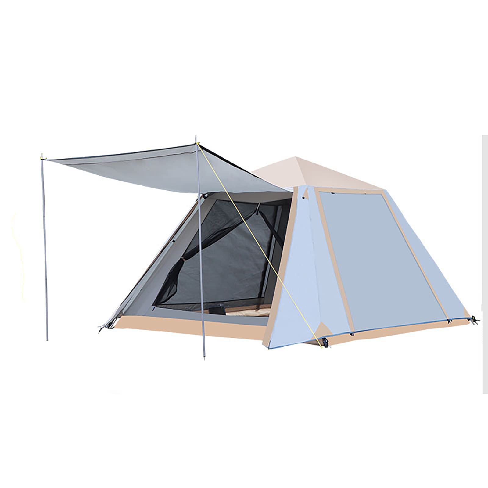Waterproof Camping Tent for Family Outdoor Adventures - Dome Tent with Instant Pop Up Setup, Windproof & Durable for Camping, Hiking, Festivals | Perfect for Backpacking, Beach Trips & Music Events