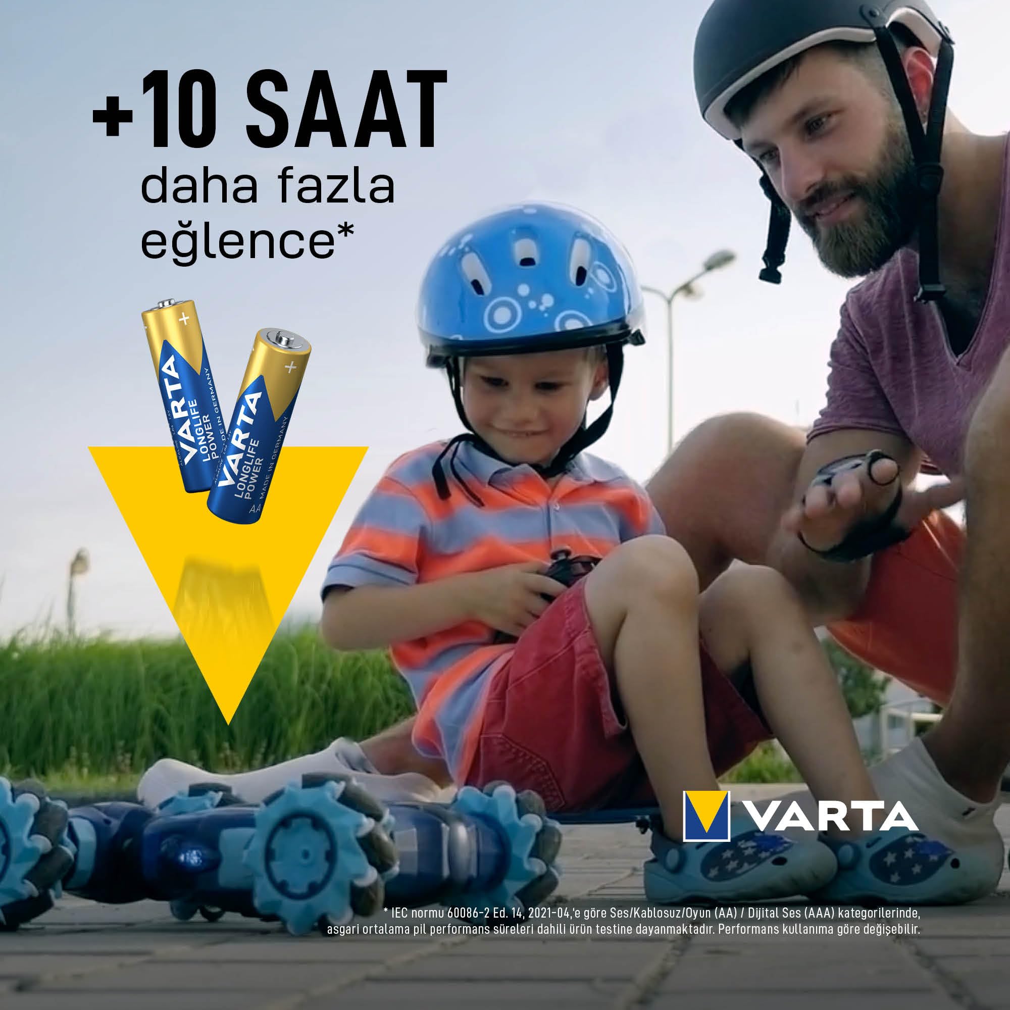 Varta AA Alkaline Batteries 1.5V - 8 Pack Long Lasting Power for Toys, Wireless Mouse, Flashlights - Made in Germany - Perfect for Home, Office & Emergency Use
