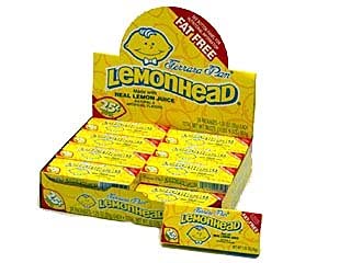 Lemonheads Medium Box - Pack of 10 Sour Lemon Candy for Parties, Gifts & Movie Nights | Bulk Candy for Office, Halloween & Snacking