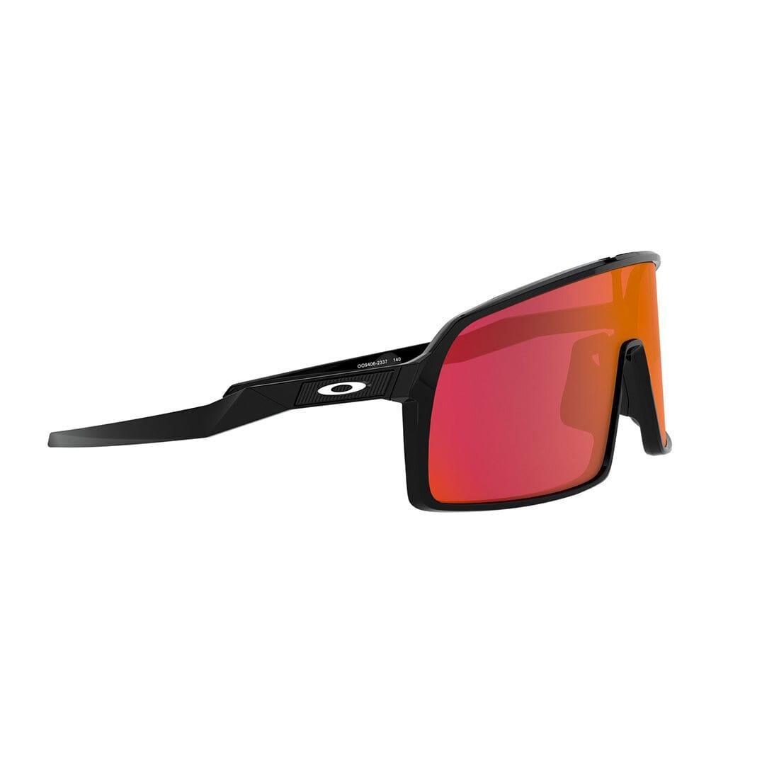 OAKLEY SUTRO Sunglasses - Polished Black Frame with Prizm Snow Torch Iridium Lens | UV Protection for Snowboarding, Skiing & Outdoor Sports