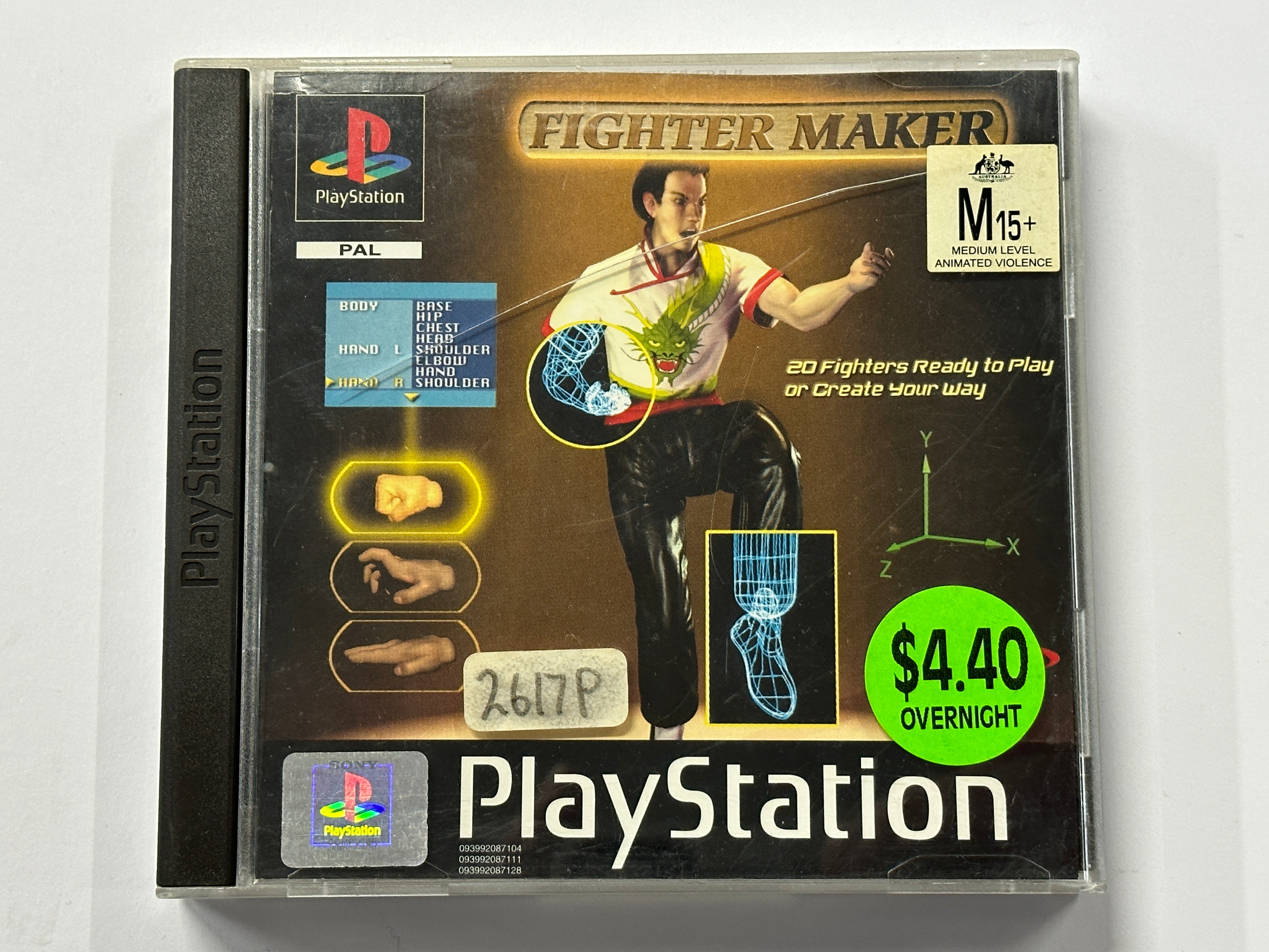 Fighter Maker Complete Set in Original Case - Perfect for Collectors, Gaming Enthusiasts & Retro Game Lovers