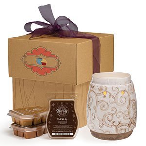Morning Brew Gift Set - Scentsy Wax Warmer & Coffee Scented Wax Melts Bundle for Home, Office & Coffee Lovers