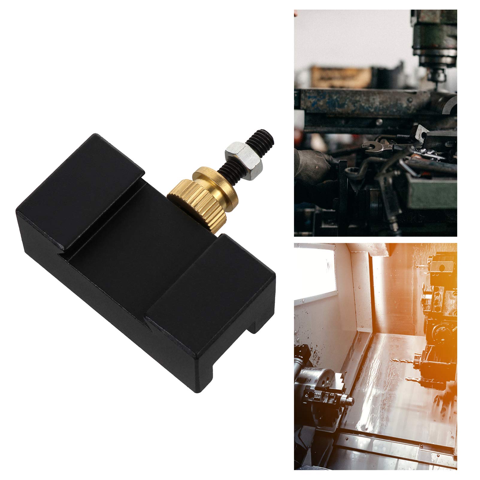Lathe Tool Holder Kit - High Precision Lathe Cutter Holder with Tool Post Clamp for Metalworking & Woodturning | Perfect for DIY Projects & Professional Machining