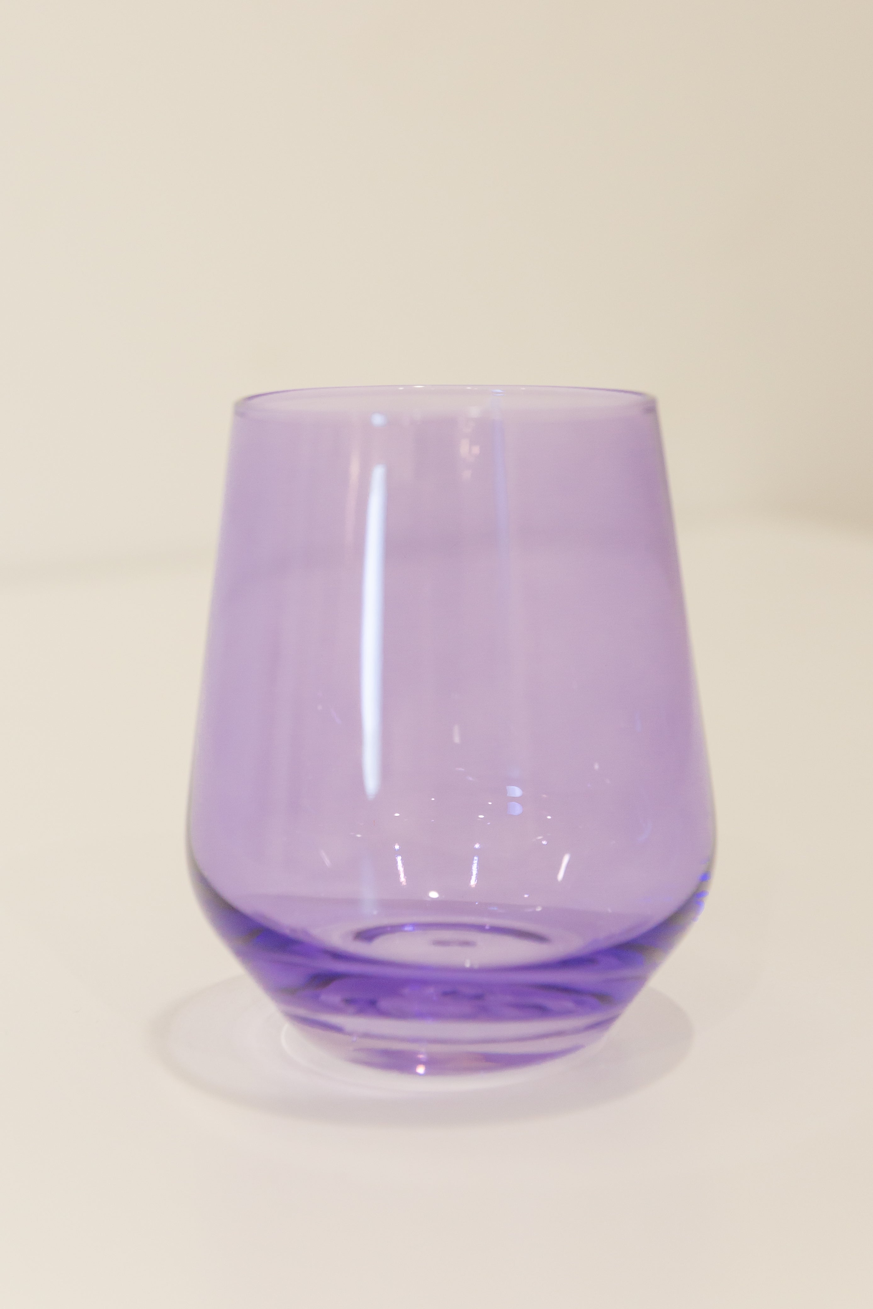 Estelle Colored Stemless Wine Glasses Set of 6 - Elegant & Durable for Red, White, and Sparkling Wine - Perfect for Dinner Parties, Weddings, and Home Entertaining