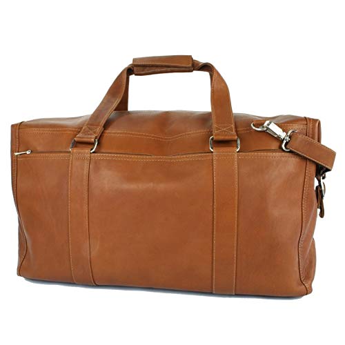 Extra Large Waterproof Duffle Bag with Multiple Zip Pockets - Chocolate Brown Travel Duffel for Gym, Sports, Weekend Trips & Outdoor Adventures