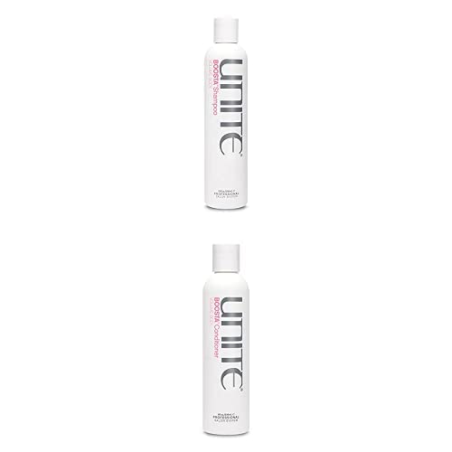 UNITE Hair BOOSTA Daily Duo Set - Volumizing Shampoo (10 fl oz) & Conditioner (8 fl oz) for Thicker Fuller Hair | Salon-Quality Hair Care for Fine & Thin Hair | Perfect for Daily Use at Home or Salon Styling