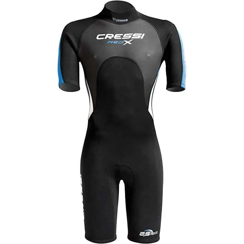 Cressi Men's 2.5mm Shorty Wetsuit - Premium Neoprene Diving & Snorkeling Suit for Warm Water | Surfing, Scuba Diving, Swimming & Water Sports