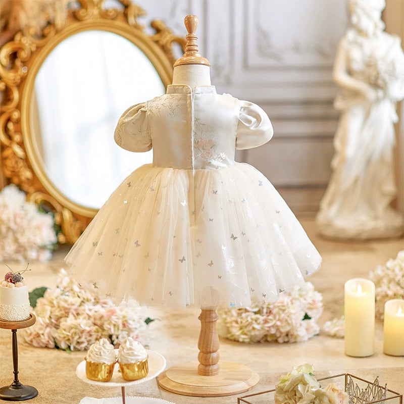 Baby Girl Birthday Princess Dress - Fluffy Flower Girl Dress for Parties, Photos & Special Occasions