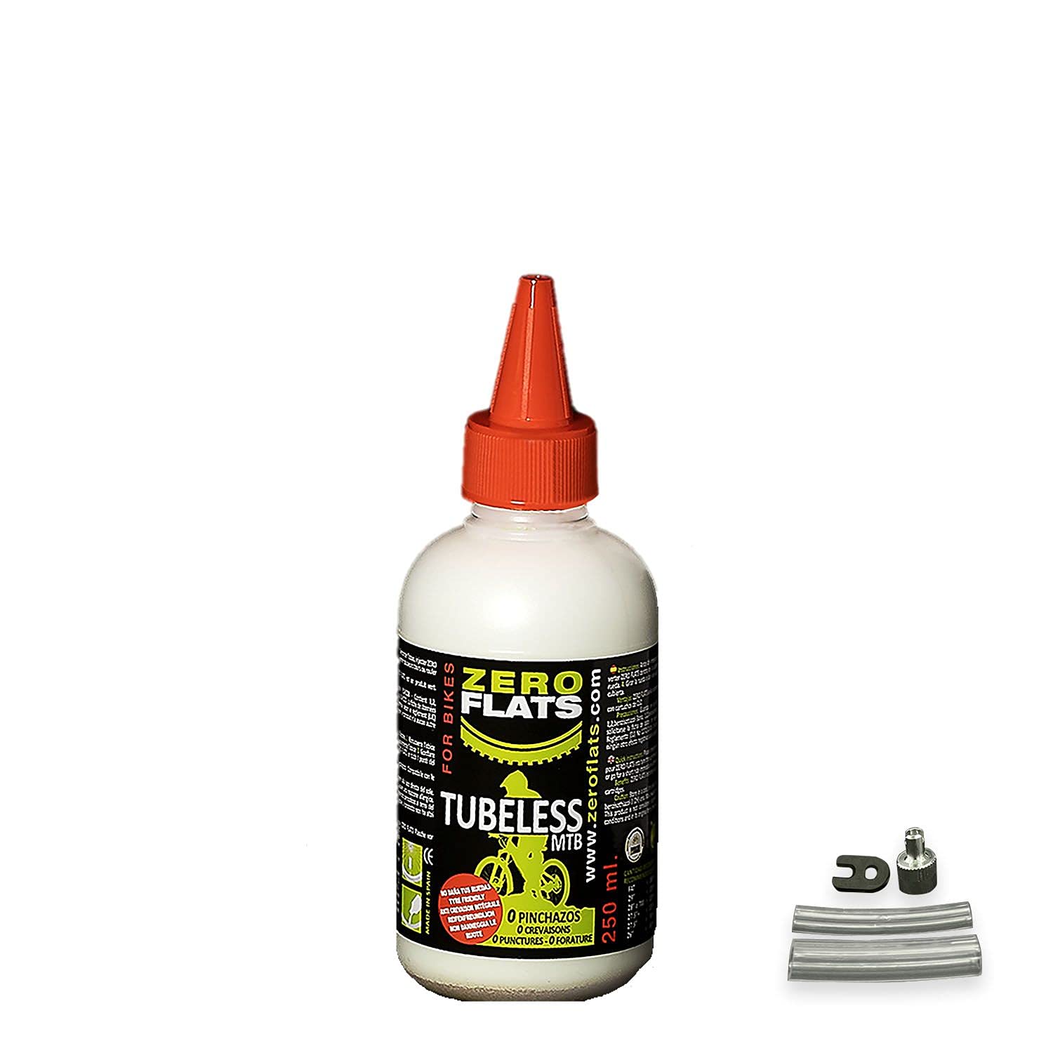 Bike Tire Sealant - 250ml Anti-Puncture Liquid for Standard, Tubeless & Tubular Tires | Fast-Acting, Easy to Use | Perfect for Road Bikes, Mountain Bikes & Commuting