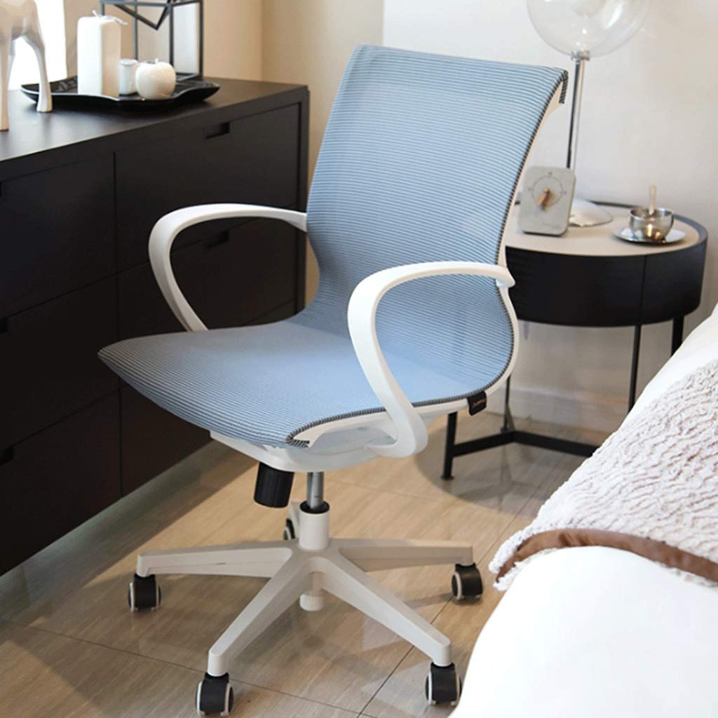 Ergonomic Mesh Office Chair - Breathable Computer Desk Chair with Adjustable Height & 360° Swivel for Home Office, Gaming & Workspace (Blue) - Perfect for Long Hours of Work, Online Classes & Remote Working