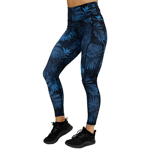 Summer Nights Leggings - High Waist Yoga Pants for Women, Breathable Workout Leggings with Pockets - Perfect for Yoga, Running, Gym & Lounge Wear