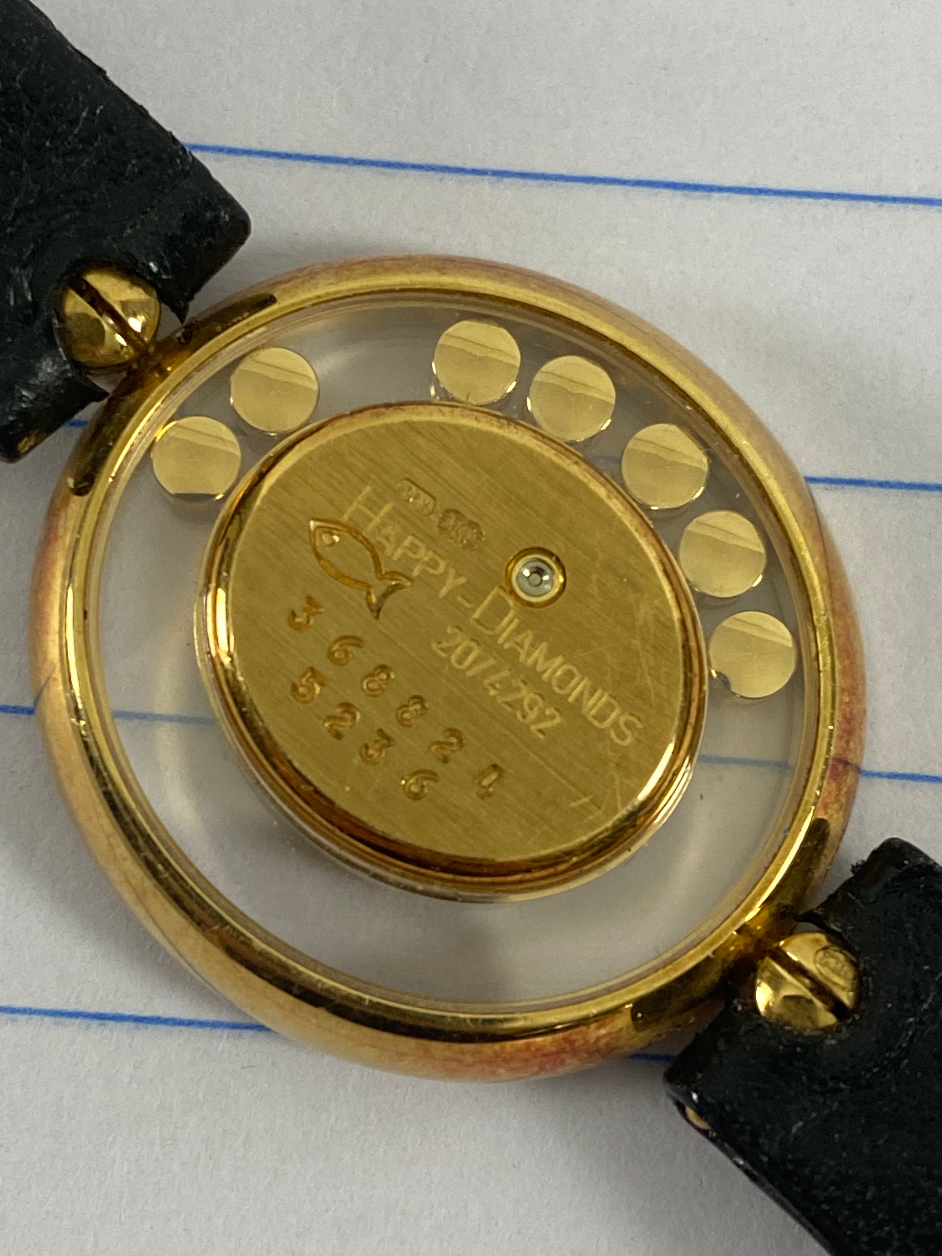 Chopard Happy Diamonds 18k Gold Luxury Watch for Women - Elegant Swiss Timepiece with Floating Diamonds for Special Occasions & Gifts