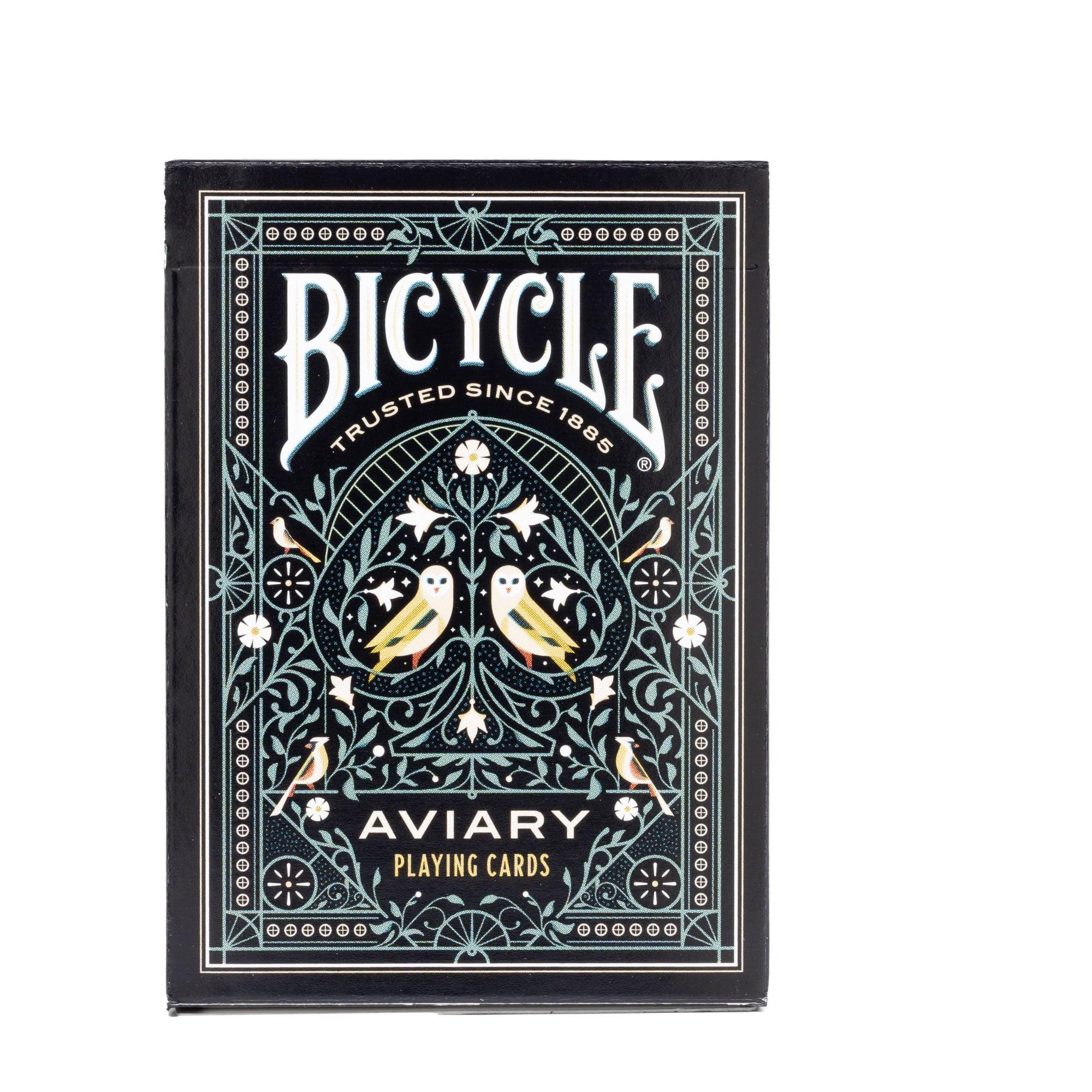 Premium Bicycle Aviary Playing Cards - USPCC Standard Deck with Exotic Bird Designs - Perfect for Card Games, Magic Tricks, and Collectors
