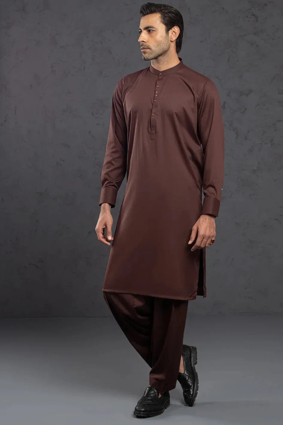 Stylish Blended Maroon Kurta & Trouser Set for Men - Perfect for Festivals, Weddings & Casual Wear | Almirah Collection