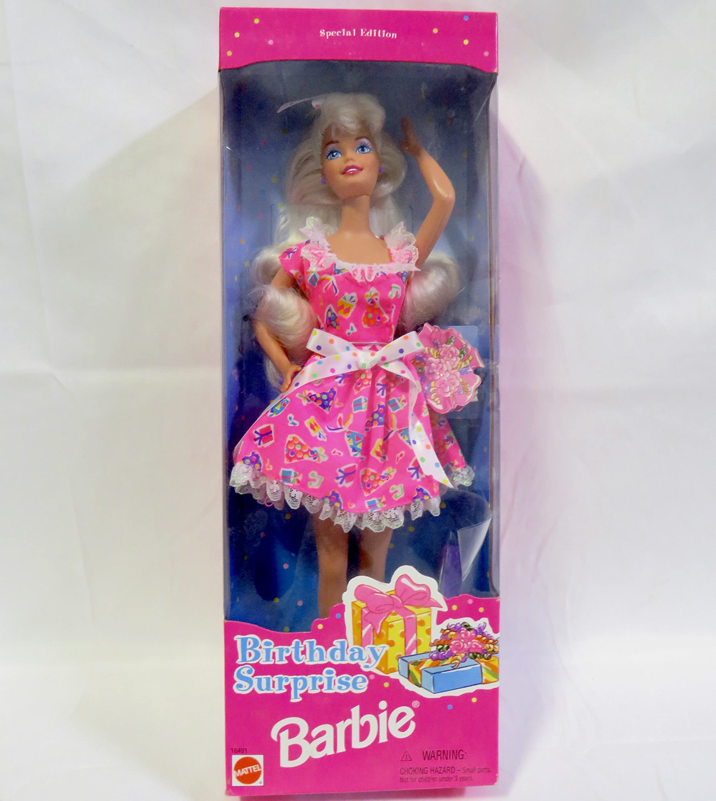 Mattel Birthday Surprise Barbie Doll - Perfect Gift for Girls, Collectible Toy with Surprise Features - Great for Birthdays, Parties & Playtime