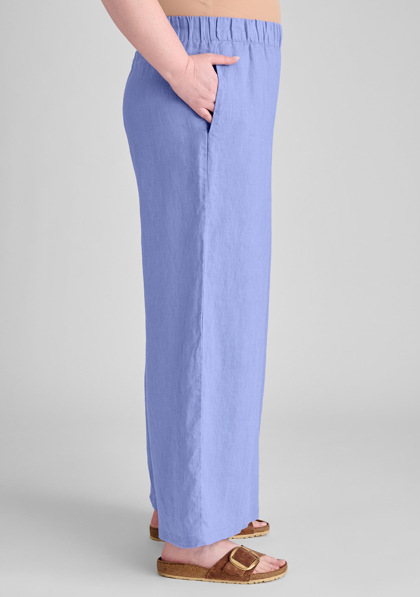 Carefree Pant - Full Length Linen Pants for Women | Comfortable & Breathable Summer Trousers | Perfect for Beach, Yoga, and Casual Wear
