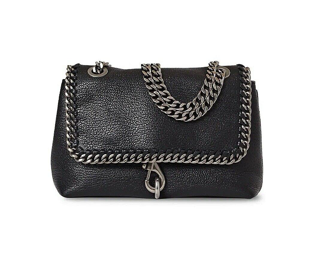 Rebecca Minkoff Women's Edie Woven Chain Crossbody Bag for Daily Use