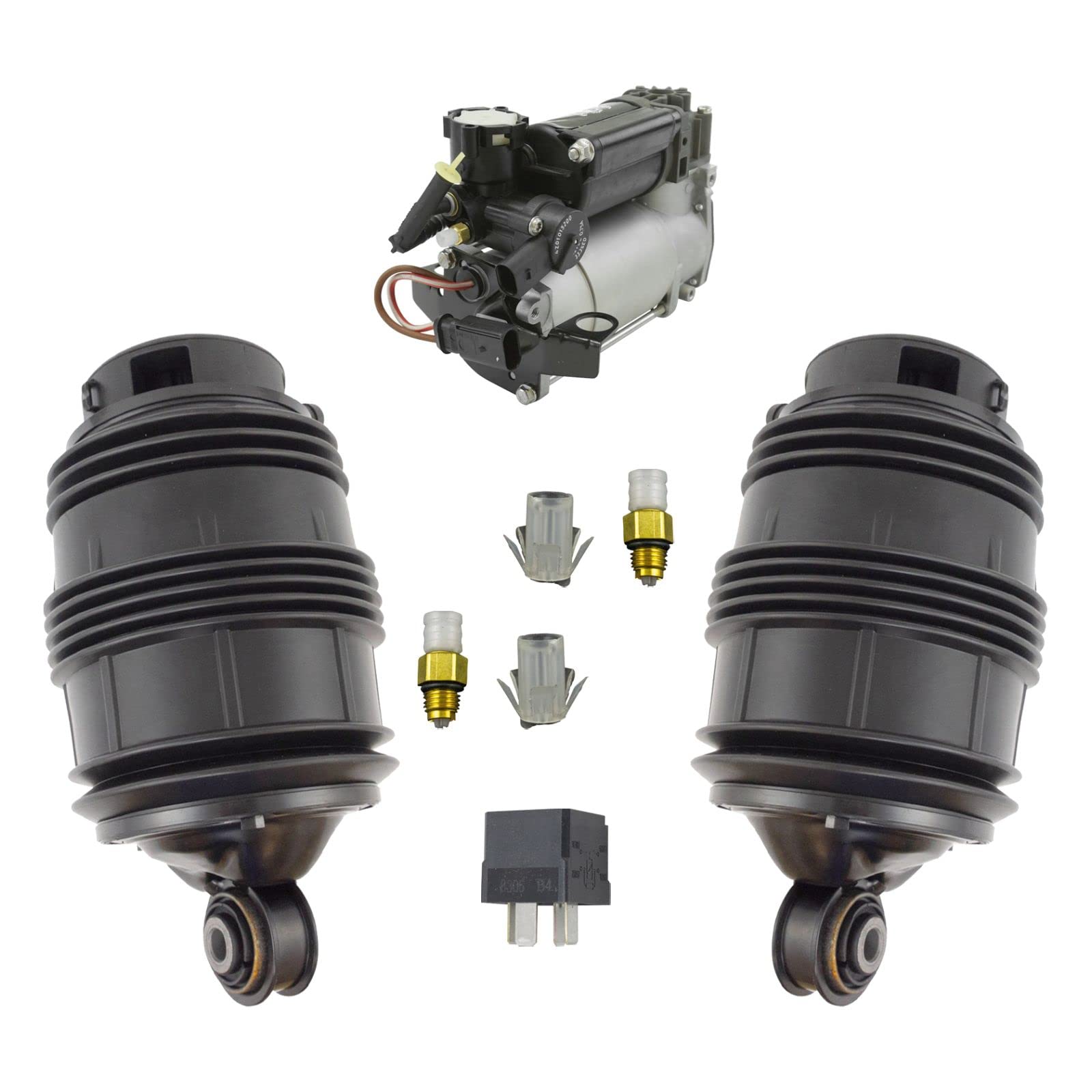 Mercedes Rear Air Suspension Compressor & Relay Kit – Replacement for Air Spring System – Perfect for Off-Roading, Towing & Heavy Loads