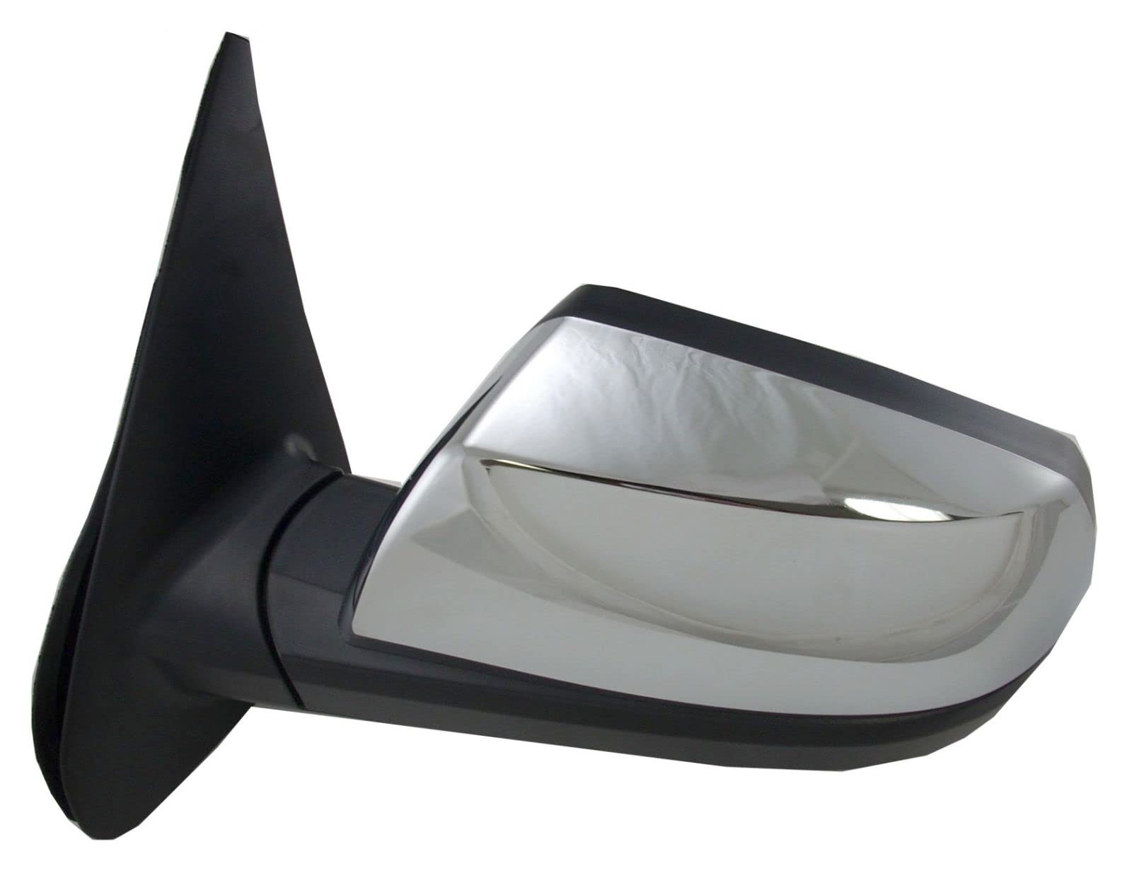 Chrome Left Side Mirror Cap Replacement for 2008-2013 Toyota Sequoia & 2007-2013 Tundra - Manual Adjustable Driver Side Mirror Cover - Perfect for Parking, Lane Changes & Enhanced Visibility